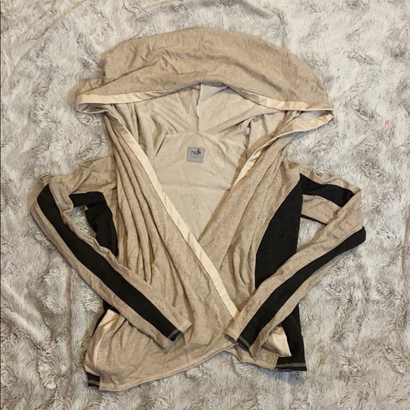 Anthropologie Sweaters - Anthropologie Tie Wrap Cozy Sweater W/Hood XS